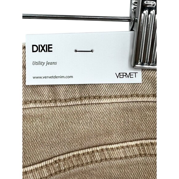 Vineyard Vines Women's Tan Cargo Jeans - Picture 2 of 16